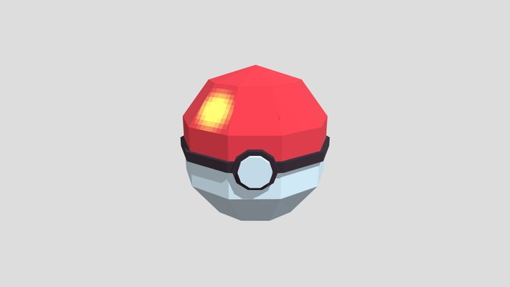 Retro pokeball 3D Model