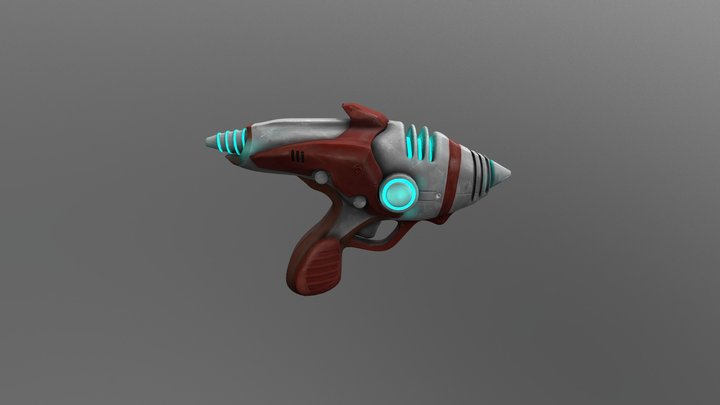 Fallout 4 Alien Blaster 3D Model