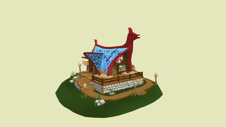 DAE Villages | A Viking's Tavern 3D Model