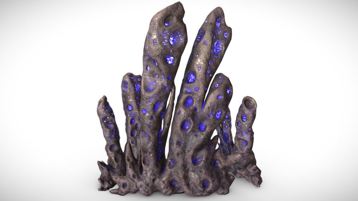 Alien Fantasy Plant - Coral Tree 3D Model