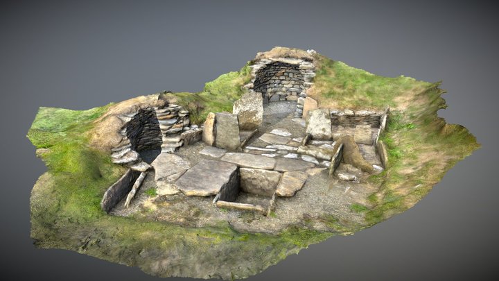 Meur Burnt Mound, Sanday 3D Model