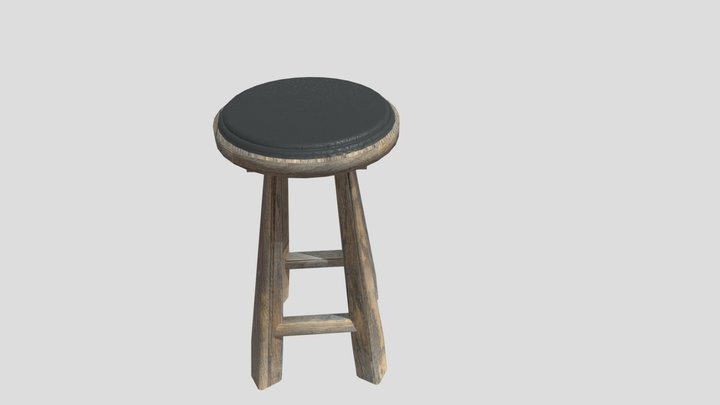 Bar Stool 3D Model
