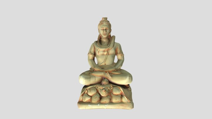 Mahadev – Lord Shiva 3D Statue 3D Model