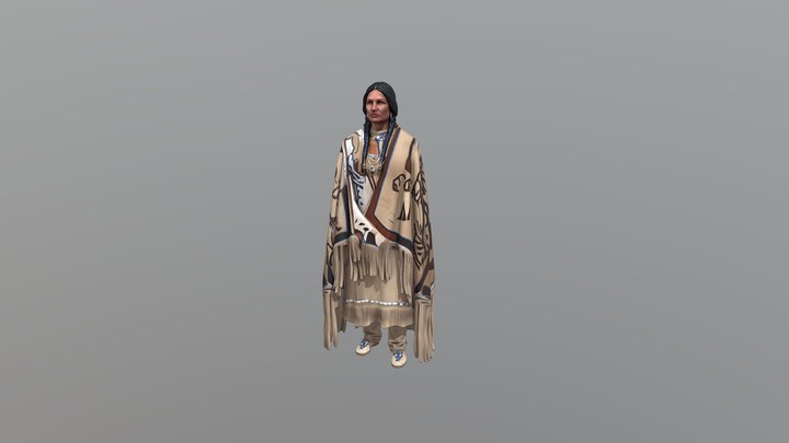 Mujer Nativa Americana – Free 3D Model STL