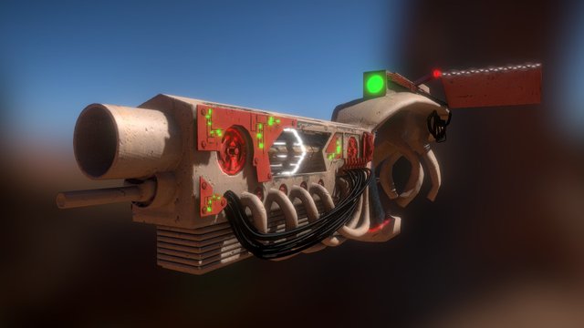 "Desert.Sr" Gun - v1 3D Model