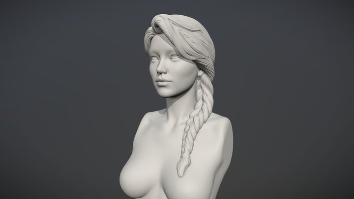 Hair 09 3D Model