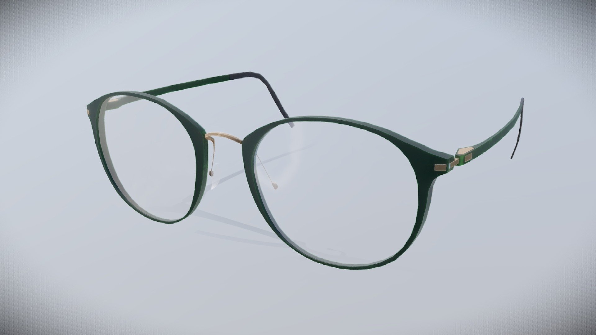 Low Poly Glasses 3d Model By Akch [18b78b7] Sketchfab