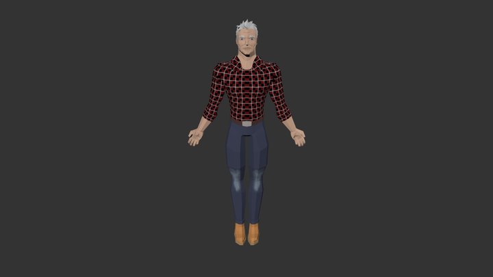 Jacques, le bucheron 3D Model