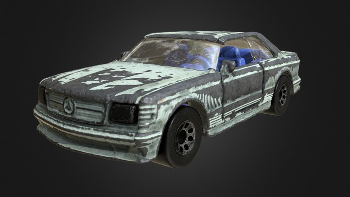 Mercedes 500 Matchbox Photogrammetry 3D Model