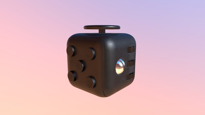 【★  紓  壓 🎲 骰  子  ★】Fidget Cube 3D Model