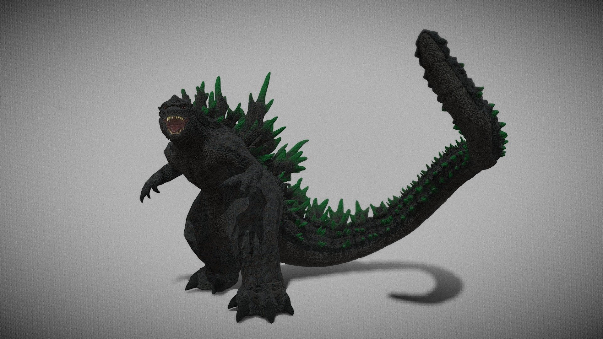 Godzilla 3D model by LordMillaStudios [18b9bb0] Sketchfab