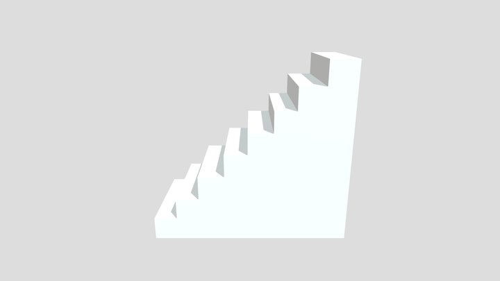 Basic Stairs [NO TEXTURE] 3D Model