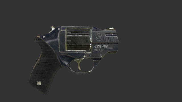 Rhino .357 revolver 3D Model
