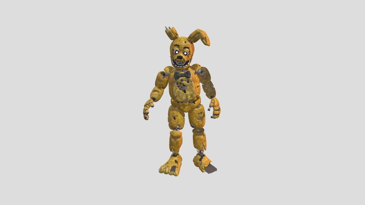 Withered Spring Bonnie V5 3D Model