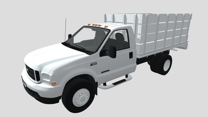 F350 Superduty Box Truck 3D Model
