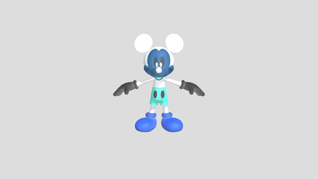 Photo- Negative Mickey Menu Jumpscare Recreation