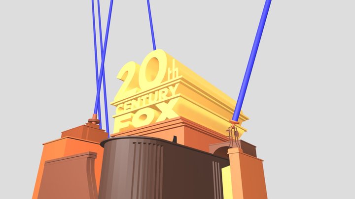 Cinematic TCF Logo Remake 3D Model