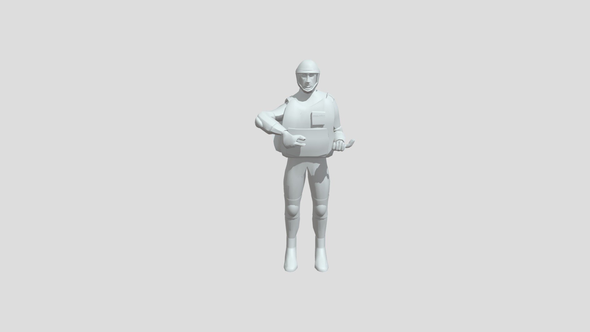 Idle Solider 3d Model By Reegan1000 [18bc381] Sketchfab