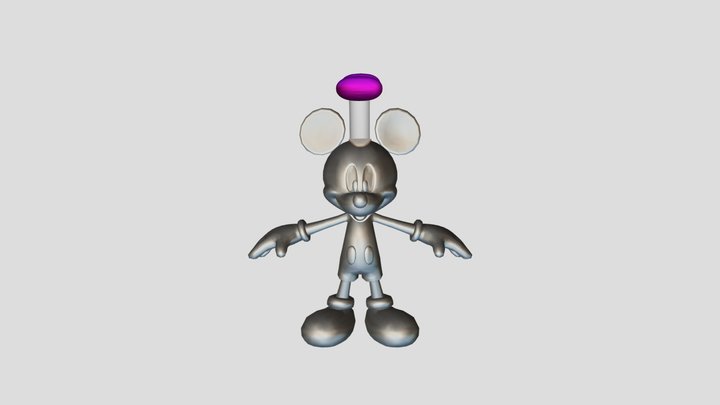 mickey-mouse-steamboat-willie-model 3D Model