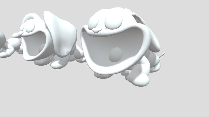 Smiling Critters Fixed 3D Model