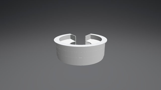 LAV51L Reception Desk 3D Model