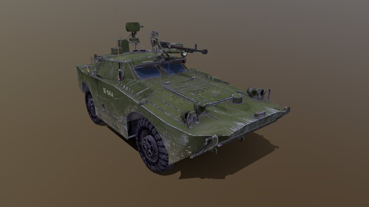 BRDM-1 PSNR-1 – Modello 3D gratuito STL