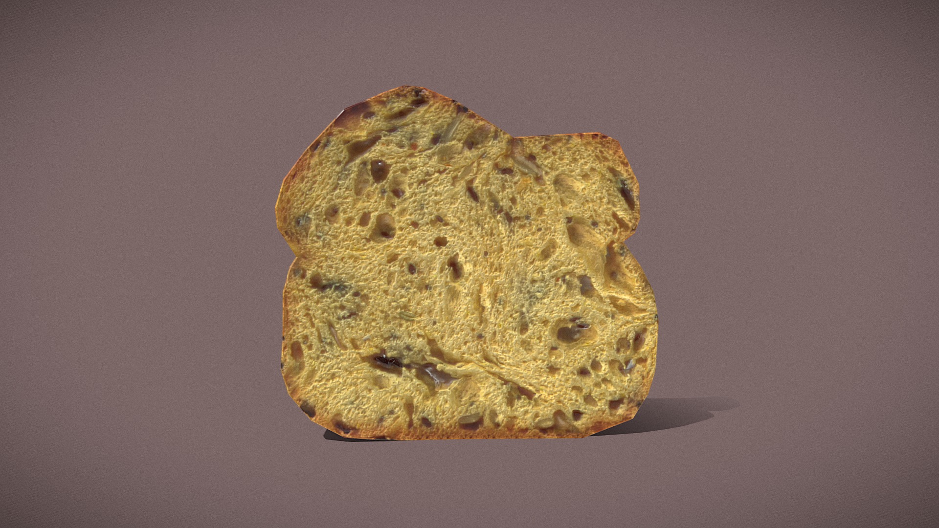 3D model Slice Of Bread - This is a 3D model of the Slice Of Bread. The 3D model is about a close up of a potato.