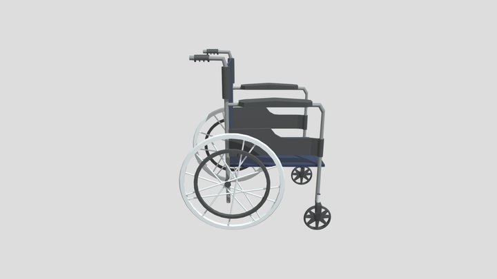 Silla_de_ruedas_modelo 3D Model