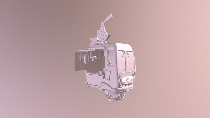 Ramen Truck 3D Model