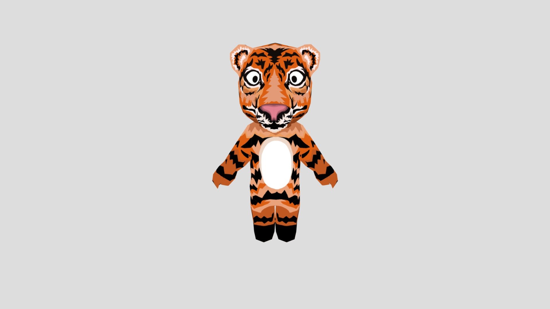 Parkitect Tiger Entertainer