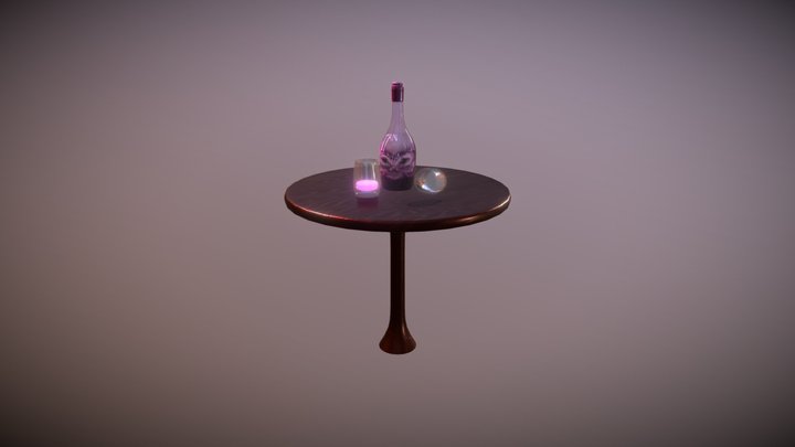 Actividad A3 Modelado De Botella 3D Model