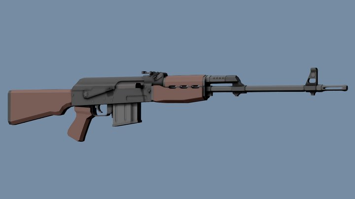 Low-Poly Zastava M76