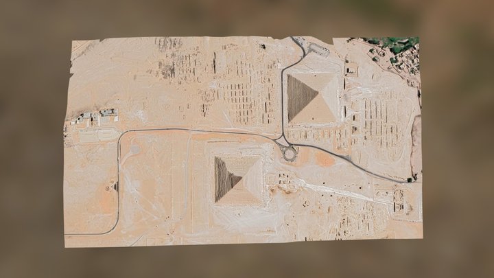 Pyramid of Giza（吉萨金字塔） 3D Model