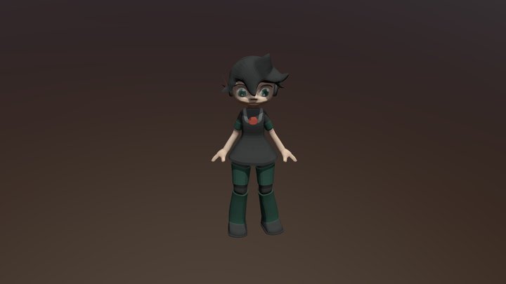 Future Girl 3D Model
