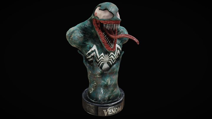 Venom bust sculpt