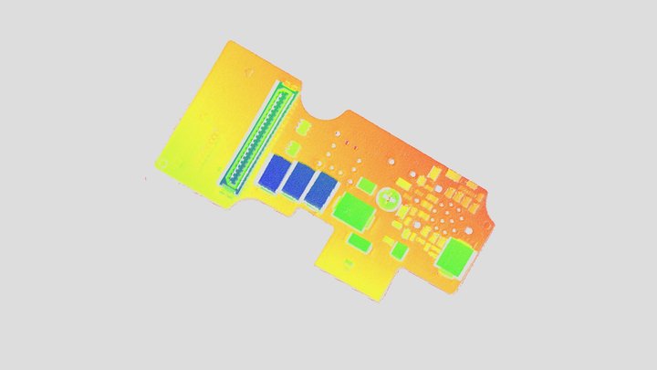 wenglor | 3D Sensor | Circuit Board - Depth Map 3D Model