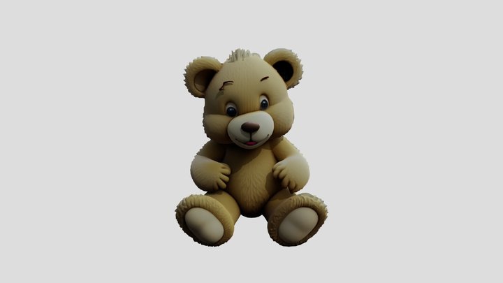 Teddybear 404 3D Model