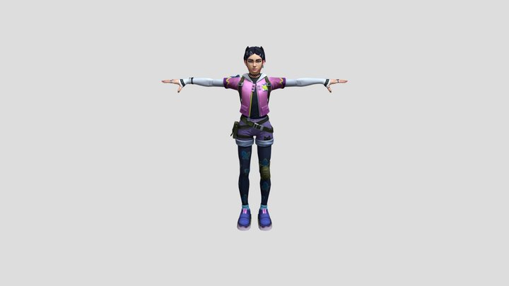 Clove (T-pose) – Modello 3D gratuito STL