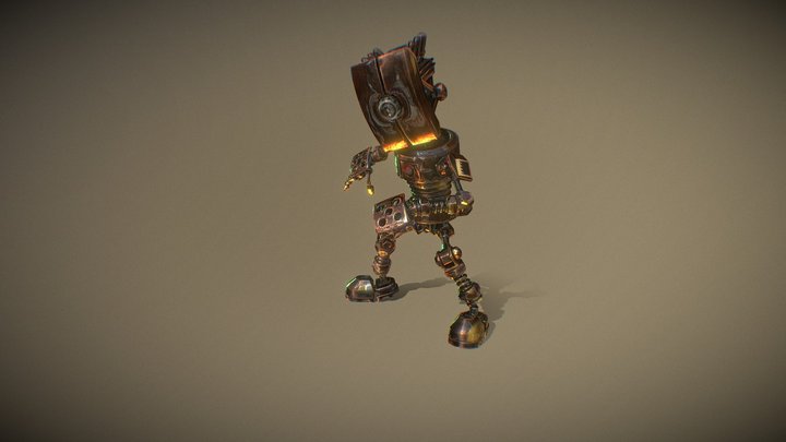 3D Coat Robot Texture & Mapping Test 3D Model
