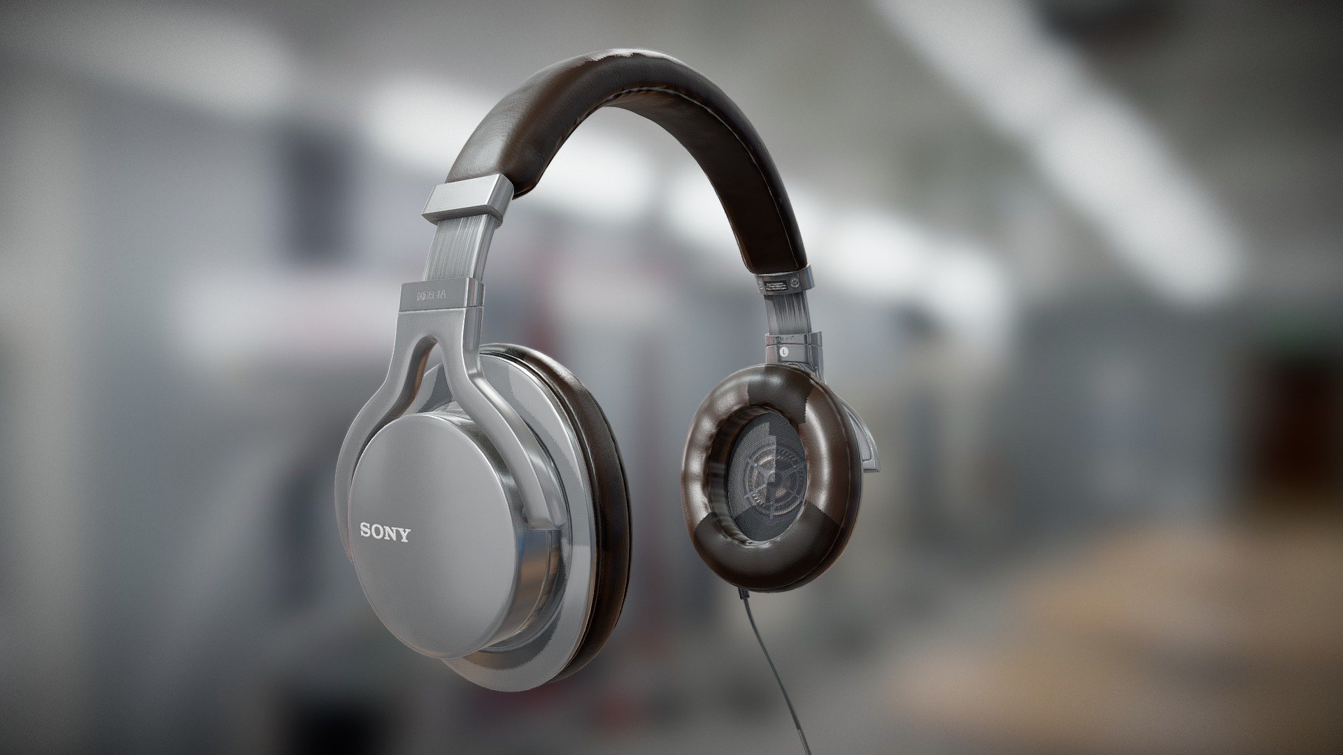 Sony MDR-1A Silver Headphones