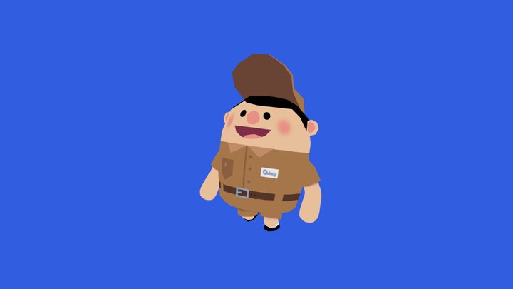 Zoo Keeper 3D Model