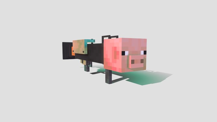 Pig Launcher 3D Model
