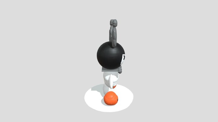 Hello Kitty And Frinds: Kuromi Halloween Statue 3D Model