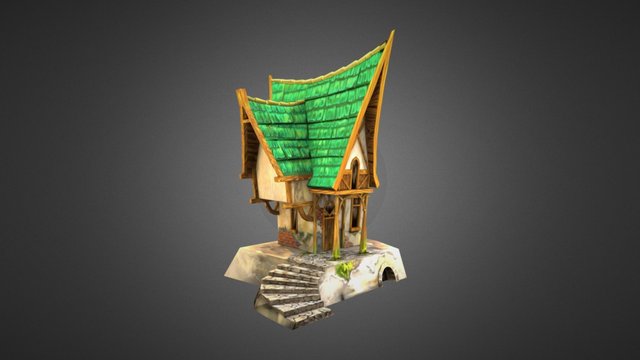 Green House 3D Model
