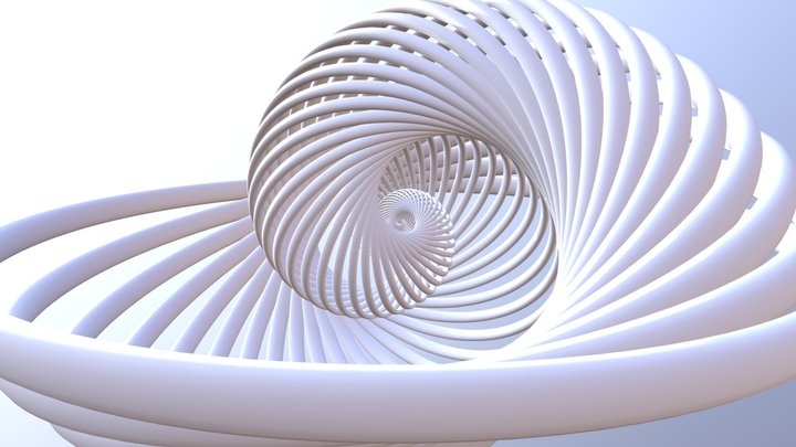 KTX Swirl 1 3D Model