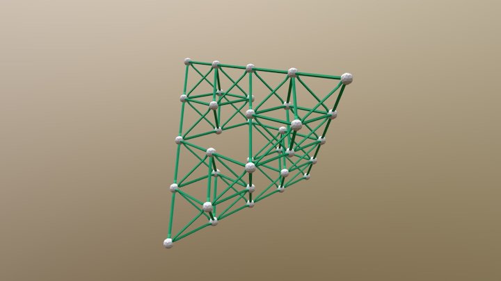 34.96.Sierpinski- Tetrahedra 3D Model