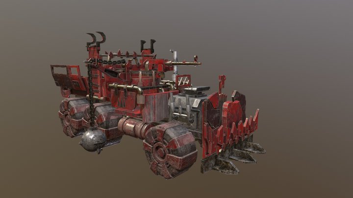 Ork Trukk 3D Model
