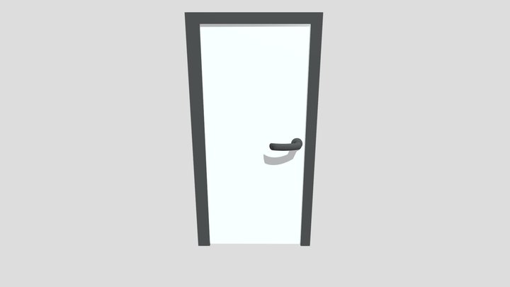 Office Door 3D Model