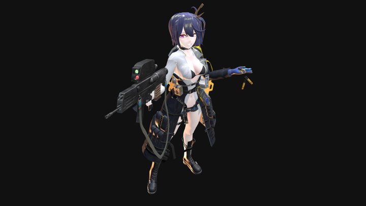 K11 Girls Frontline 3D Model