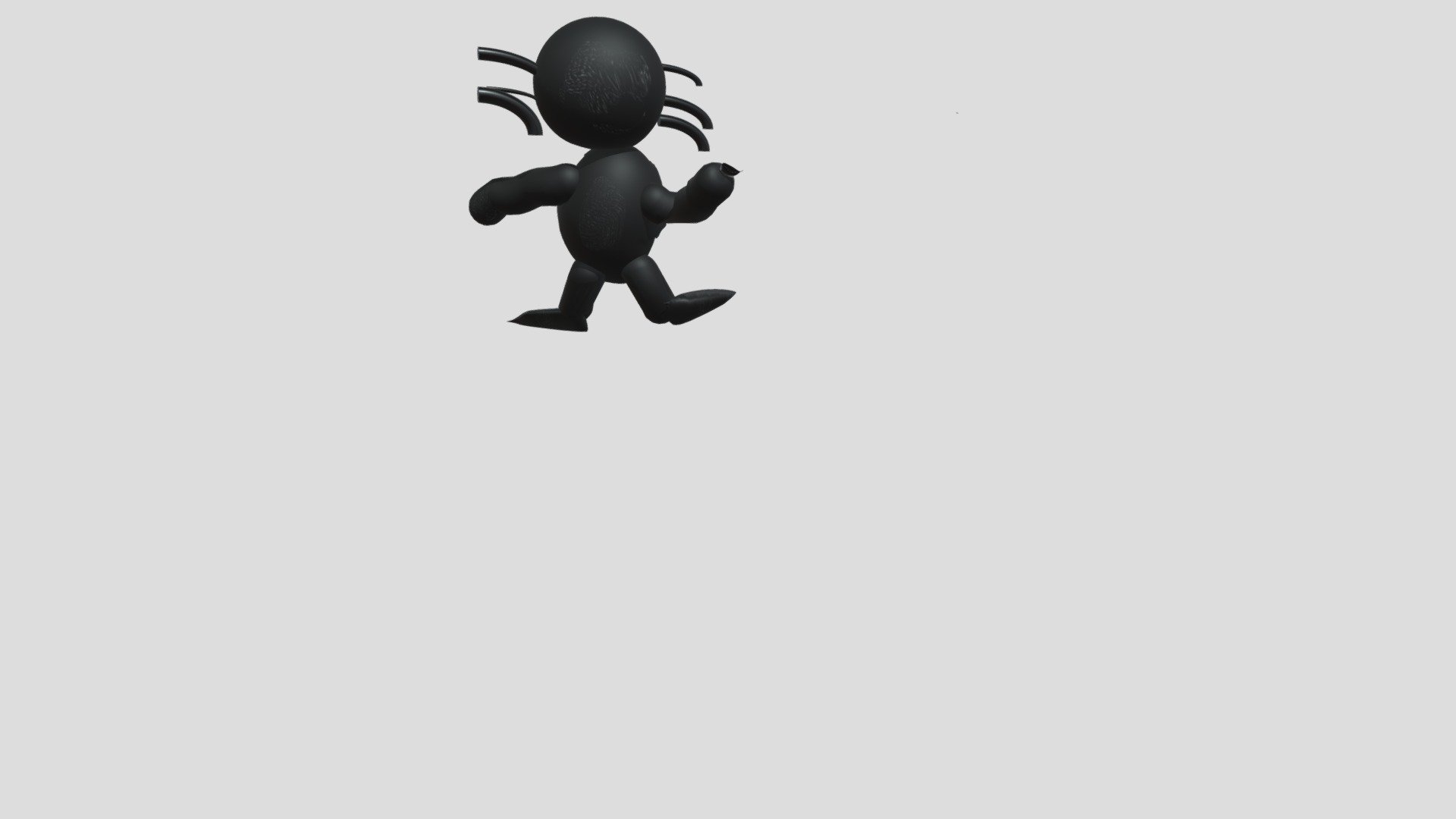 Toon Sonic Rig (No Textures) — Sketchfab embed 3D viewer